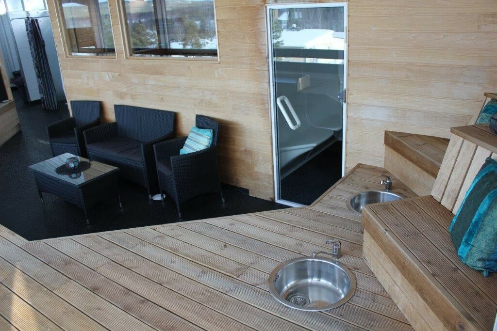 Hotell Toppen Storuman Exterior foto